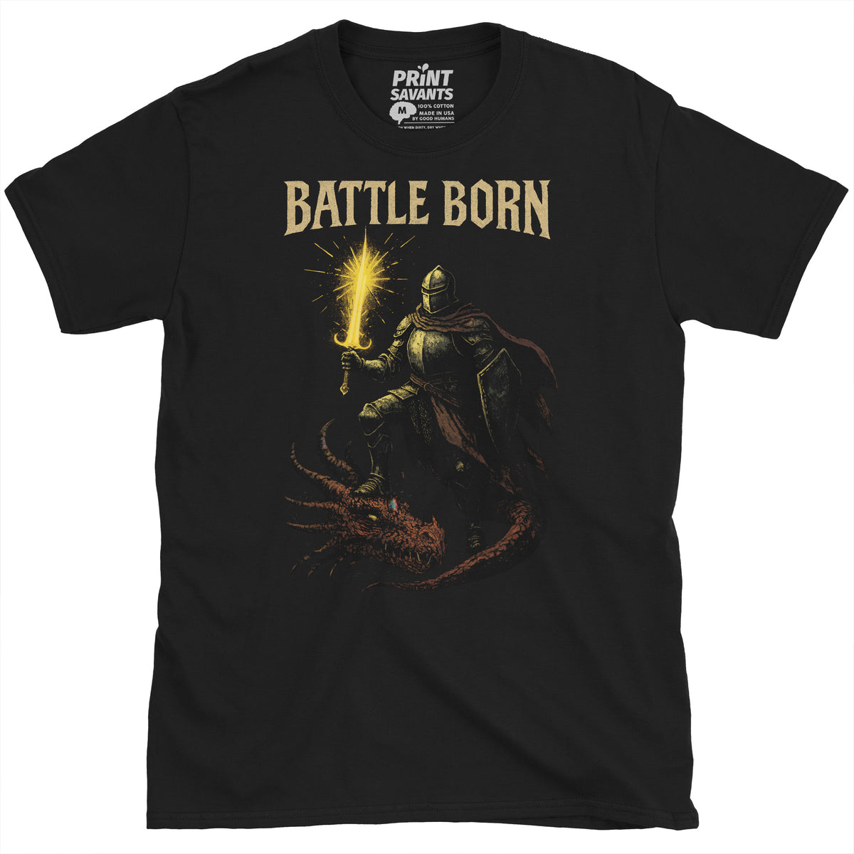 Battle Born Fantasy Knight T-Shirt