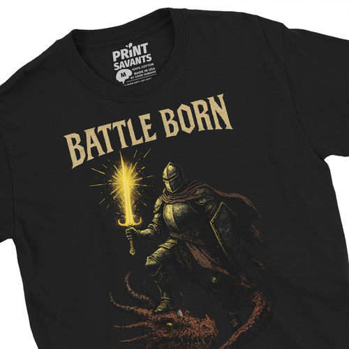Battle Born Fantasy Knight T-Shirt