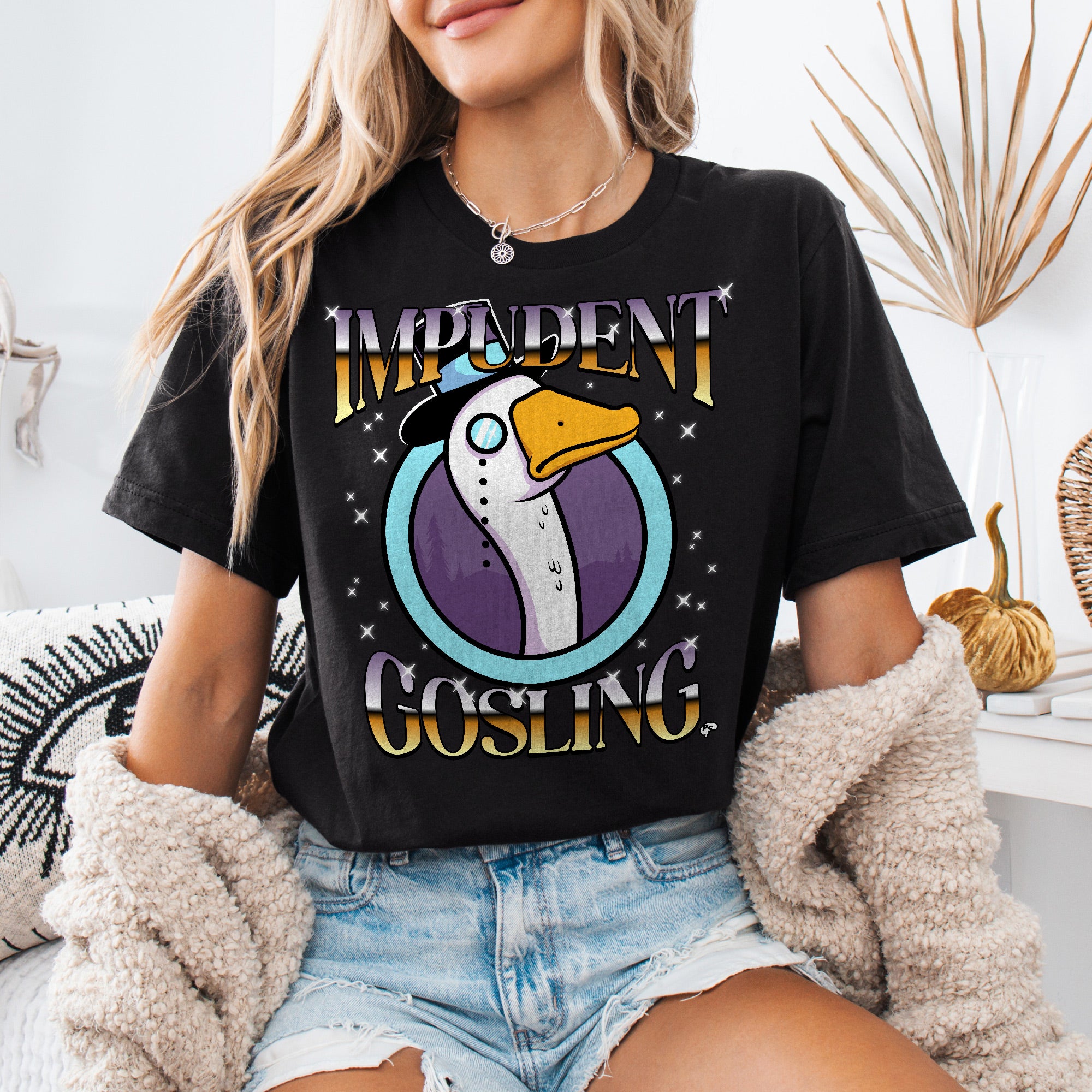 Impudent Gosling Silly Goose T-Shirt