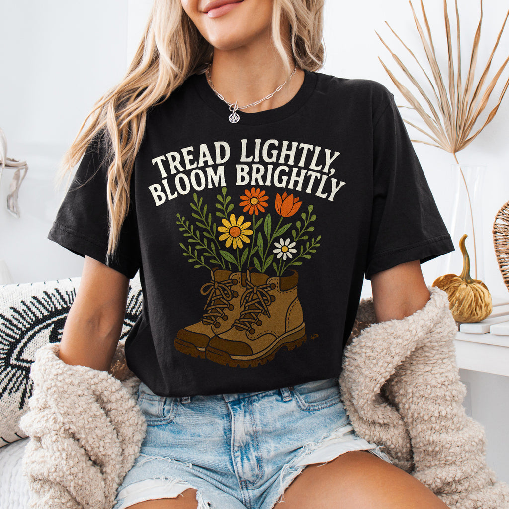 Tread Lightly Bloom Brightly Hiking T-Shirt