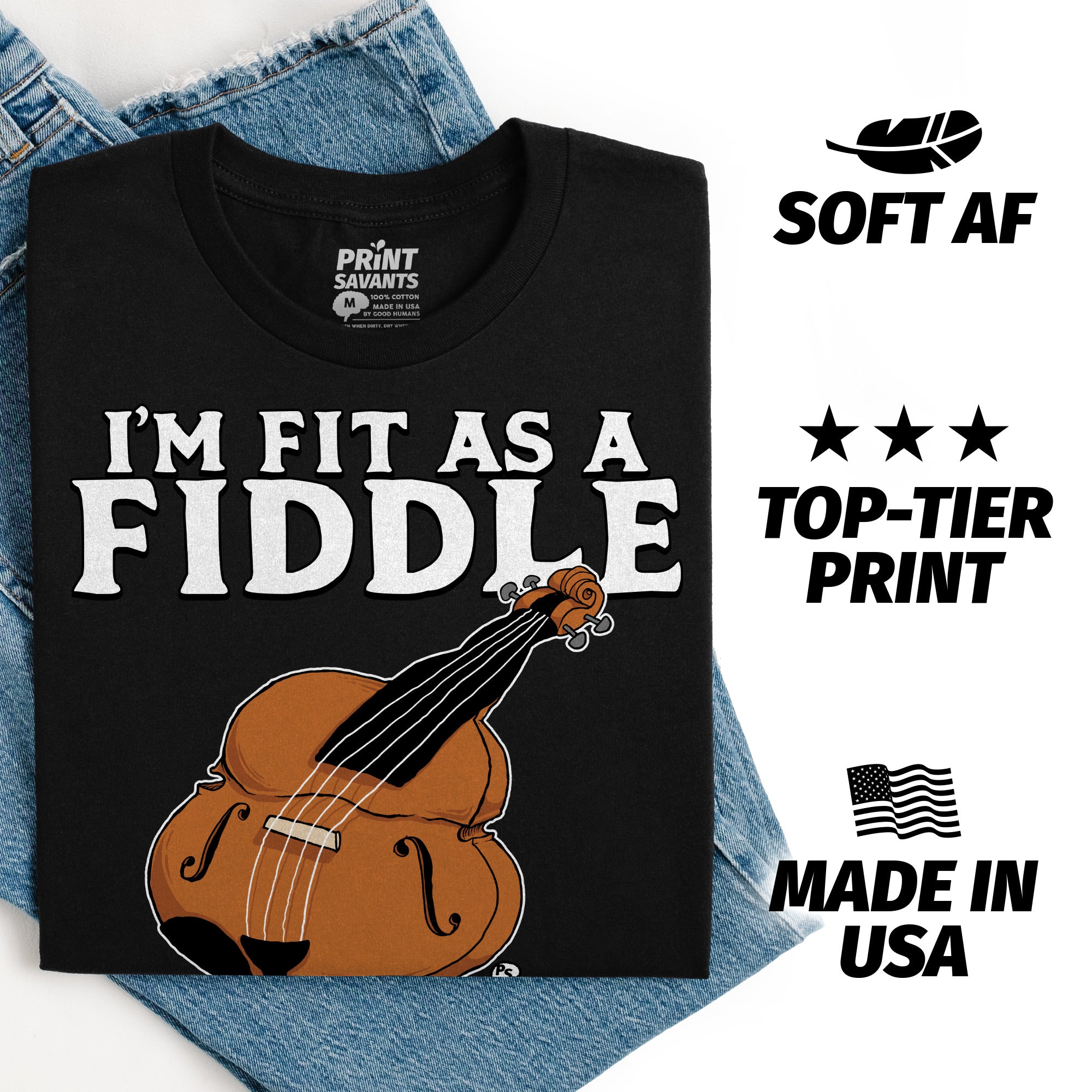 Fit As A Fiddle Fitness T-Shirt