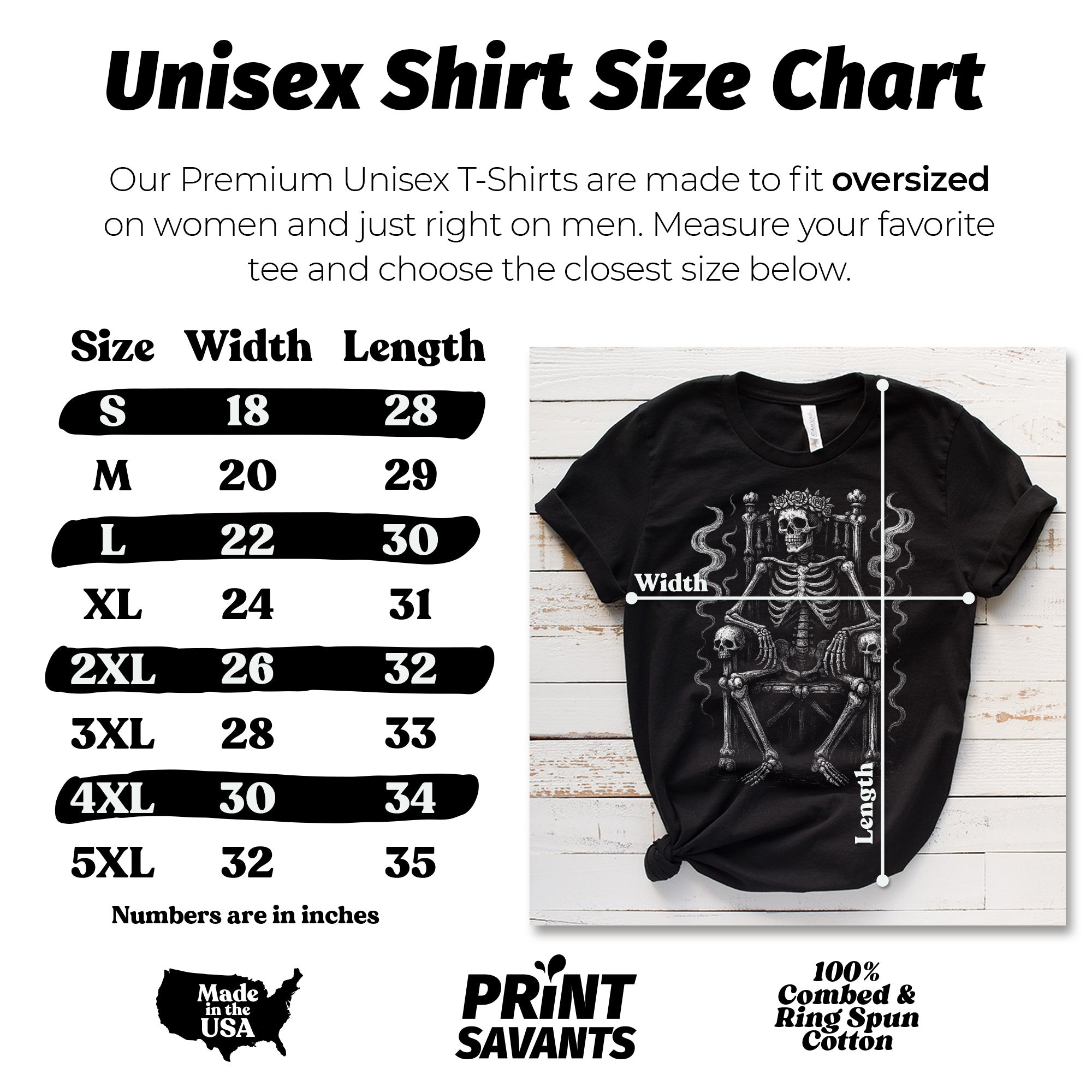 King of The Dead Skeleton Throne T-Shirt