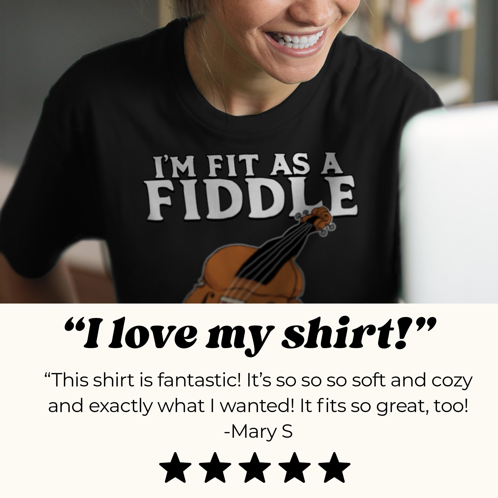 Fit As A Fiddle Fitness T-Shirt