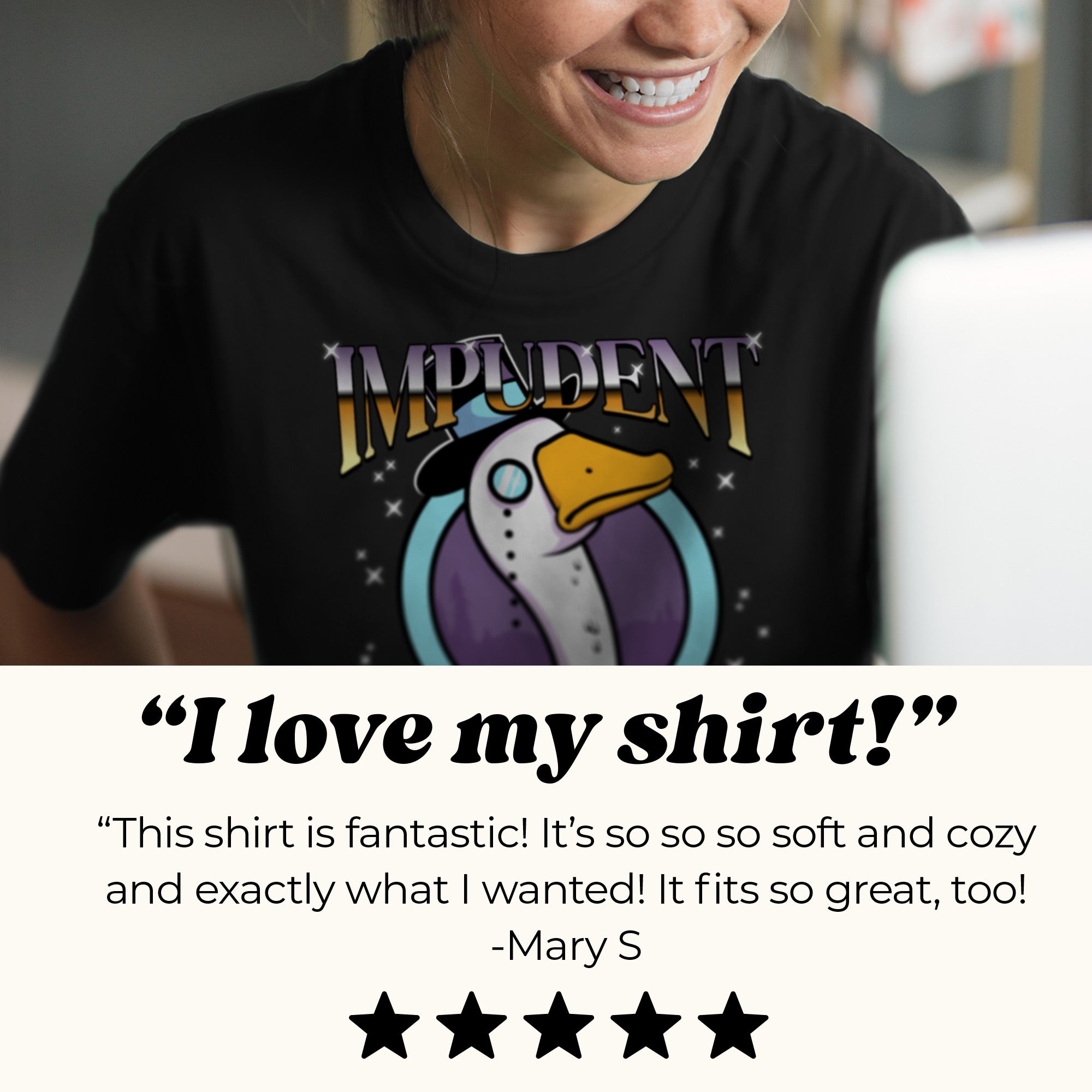 Impudent Gosling Silly Goose T-Shirt