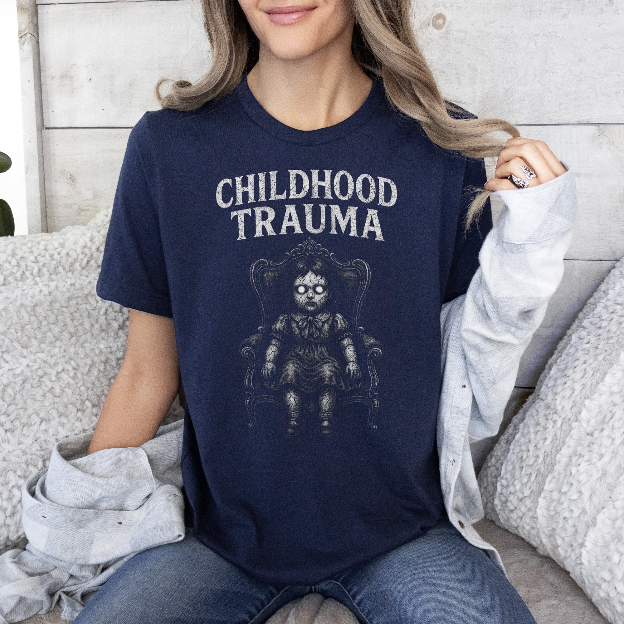 Childhood Trauma Creepy Doll T-Shirt